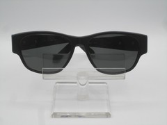 Matsuda Sunglasses Vintage KY905P Matte Black w/Stone Design Temples MKX1 58/17