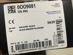 Oakley OIL RIG Sunglass….new