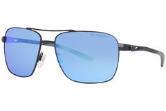 Nike Club Premiere-P DQ0920 011 Sunglasses Black Polarized Blue Mirror 58mm