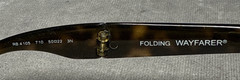 Ray-Ban RB4105 Folding Wayfarer 710/51 Light Havana Brown Gradient RARE 50mm