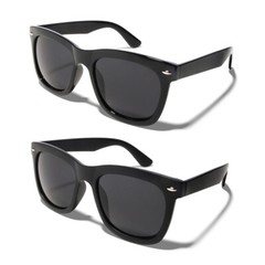 Oversized Round Retro Classic Casual Super Dark Wayfair Mens Womens Sunglasses