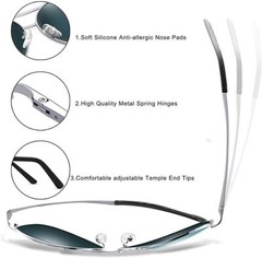 Tac Glasses Aviator Sunglasses For Men Women Unisex Driving Sport Sunglass