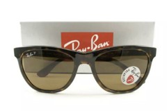 Ray-Ban RB 4184 710/83 54mm Unisex Tortoise Polarized Sunglasses New