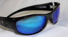 NWT Salt Life Tortola Gloss Black Smoke Blue $169 Salty Live Salty Saltlife