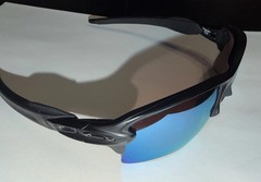 OAKLEY FLAK 2.0 Sunglasses OO9188-5859 Black/ Blue Lenses-59/12/113