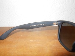 Ray Ban RB 4165 Justin 622/T3 Matte Black Frame Gray Polarized Sunglasses