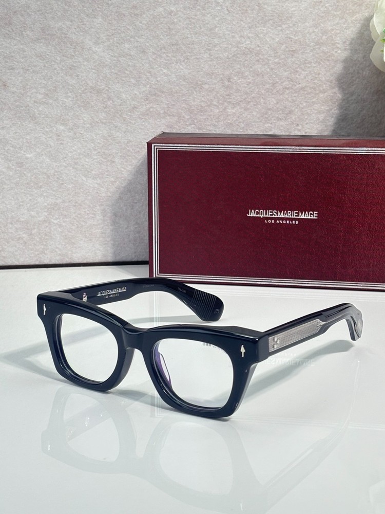 Jacques Marie Mage DEALAN 10th Anniversary Sunglasses Black/Clear 49-22-150mm