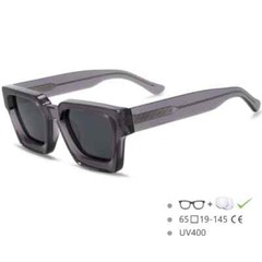 Retro Fashion Sunglasses Acetate Thick Square Mens Women Vintage Optical Rx able