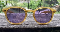 Men Purple Sunglasses Johnny Depp Purple sunglasses Women Gold Acetate Glasses