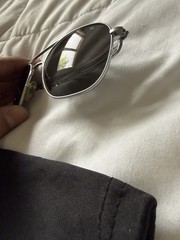 AMERICAN OPTICAL USA ORIGINAL PILOT SILVER METAL SUNGLASSES 57-20-140 119878