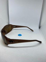 Fossil FM37 Mens Sport Wrap Sunglasses Brown Frame Solid Brown Lens 64 17 120