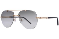 Omas Design Zeus-3 Sunglasses Men’s Red Gold/Green Lenses Pilot Style 60mm
