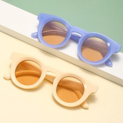 Classic Retro Mens Women Hip Hop Sunglasses Thick Frame Round Glasses UV400