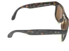 RAY BAN Folding Wayfarer 4105 710 Authentic BROWN50mm Sunglasses-Great condition