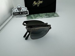 MAUI JIM STILLWATER MJ 706-17C PEWTER NEUTRAL GREY POLARIZED FOLDING SUNGLASSES