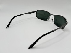Ray Ban RB3498 004/71 Gunmetal/Green G-15 Lens Sunglasses Italy READ DISCR
