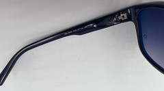 Authentic MONTBLANC MB459S 91B Blue w/Grey Lens Sunglasses – 57 mm (16-4)