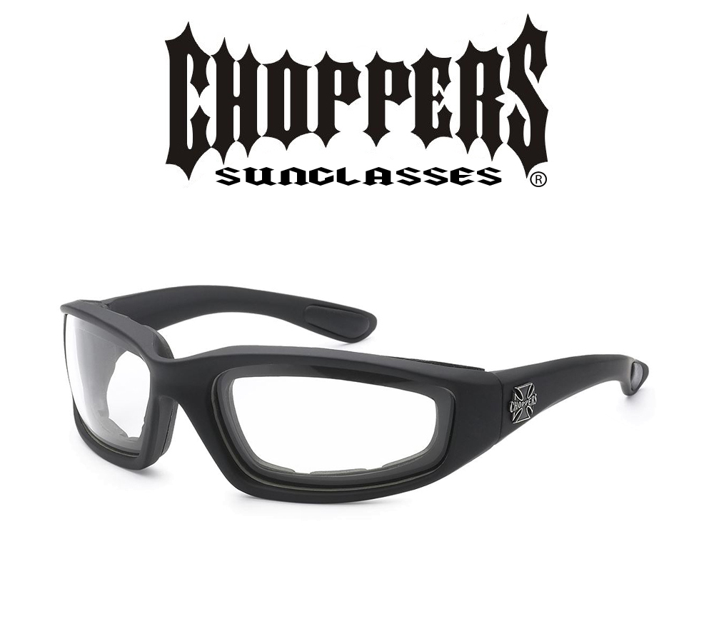 3 Pairs Chopper Sunglasses Motorcycle Riding Glasses Foam Padded Biker Goggles