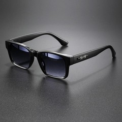 Retro Punk Fashion Sunglasses – Square Protective Frame, Uv400 Unisex for Outdoo
