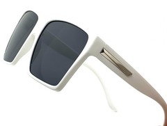 Men Sunglasses XXL OVERSIZED Flat Top Square Shades Designer Retro Vintage Style