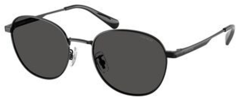 Coach HC 7191 shiny black grey solid polyamide standard 934487 Sunglasses