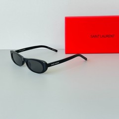 Saint Laurent SL M557 Black Frame Grey Lens Sunglasses Unisex Made in Italy