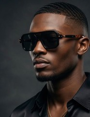 Sunglasses Fashion Designer Flat Top Square Retro Business Men Fancy Shades 2026