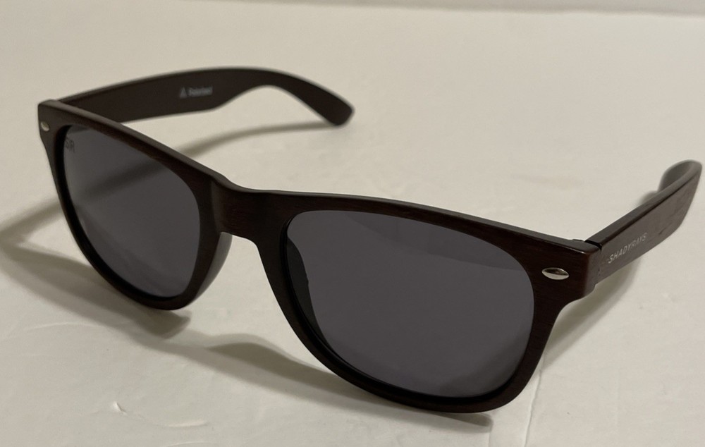 Shady Rays Classic Polarized Sunglasses CL-10X Wood Timber Outdoor Gray Lenses