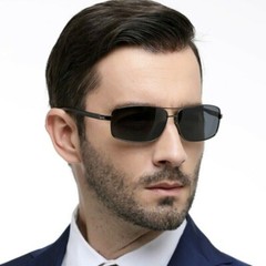 VEITHDIA HD Polarized Photochromic Sunglasses Pilot Men UV400 Driving Glasses