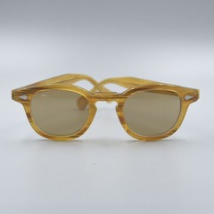 Brand Men Brown sunglasses brown glass lens glasses johnny depp blonde glasses