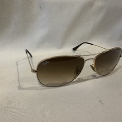 Ray Ban Cockpit Light Brown Gradient Aviator Unisex Sunglasses RB3362 001