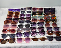 Lot Of 36 Assorted Brands Sunglasses Mixed Styles Unisex Mens Womens USED