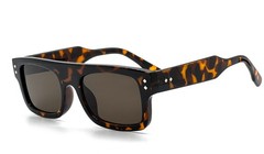 Square Cholo Sunglasses Super Dark OG LOC Gangster Style Black Rectangular Gafas