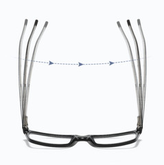 5 in 1 Magnetic Clip On Polarized Sunglasses Men Square TR90 Glasses Frames New