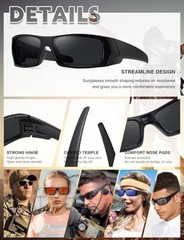 2025 Polarized Fashion Men Anti Glare Fishing Cycling Driving Sport Sunglasses N