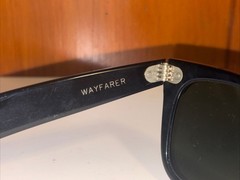 Ray Ban Bausch Lomb B&L Sunglasses Wayfarer 50mm Vintage Pink Black Neat Street