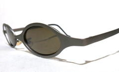 LA Eyeworks Retro Sunglasses Frames 96 Celebrity Fashion NOS “Ruby” Gunmetal 496