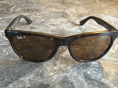 Ray Ban Polarized Tortoise Brown Sunglasses Frames Only Italy RB 4184 145m -A163