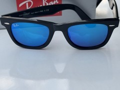 NEW Ray-Ban RB2140 Original WAYFARER 901/17 BLUE MIRROR Sunglasses 50mm