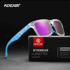 KDEAM Square Polarized Sport Sunglasses Men Women Fishing Driving Glasses UV400