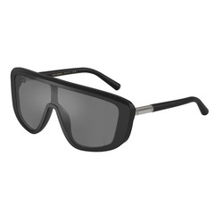 Dolce & Gabbana DG 4520 25256G Matte Black Plastic & Metal Sunglasses Grey