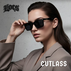 LOCS Super Dark Street Shades Modern Gangster Sunglasses Vintage Square