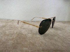 Ray-Ban RB3791 Square Sunglasses, Gold Frame, green Mirror Glass Lens