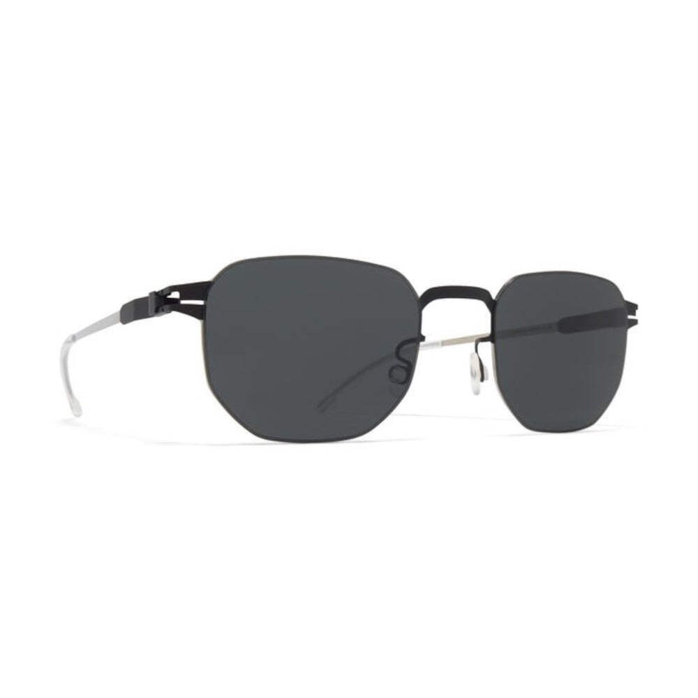 Sunglasses Mykita Bijan C484 50 20 140 C484 Black Silver Clear Dark grey solid L