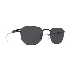 Sunglasses Mykita Bijan C484 50 20 140 C484 Black Silver Clear Dark grey solid L