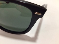 RAY-BAN Men’s WAYFARER RB 2140 901 SUNGLASSES / Hand Made In Italy K (54-18 3N)