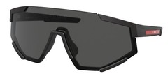 Prada Linea Rossa SPS 04WS Rubber Black/Dark Grey (DG0-06F) Sunglasses