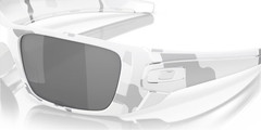 OAKLEY FUEL CELL SUNGLASSES ALPINE WHITE CAMO / BLACK IRIDIUM OO9096-G6