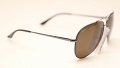 SALVATORE FERRAGAMO SF131S 067 Shiny Gunmetal Cocoa 60mm Sunglasses (#1109)