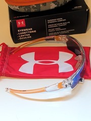 Under Armour Menace Crystal Clear Blue Sunglasses Orange Multi 8600095-141461